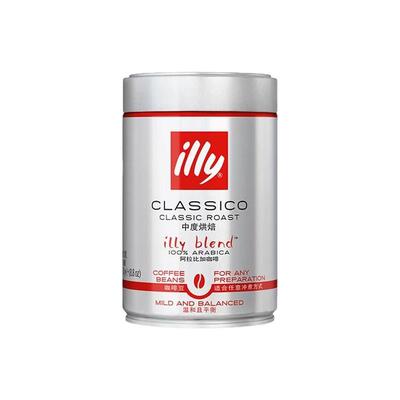 意大利进口Illy阿拉比卡咖啡粉中度烘焙250g罐装手冲咖啡官方授权