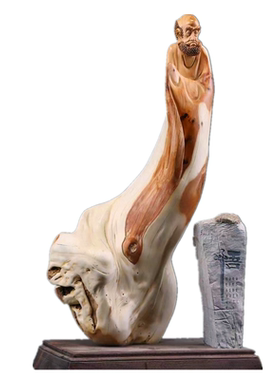 根雕摆件创意根雕崖柏艺术天然