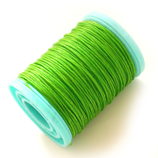 0.6泰蜡线小卷40米装红绳线材红绳macrame编织线金刚结玉米结