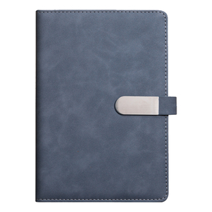 笔记本本子定制可印logo商务高档办公文具记事本封面内页定做a5精致软皮会议记录本b5带扣工作日记本可刻名字