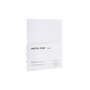 NOTE FOR 手帐本内芯A5笔记本子A6方格空白本简约文艺精致清新大学生日记本便携本子手账本替芯内页