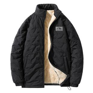 NN真维斯男士冬装外套2025新款高级感加绒保暖棉衣青少年冬季棉服