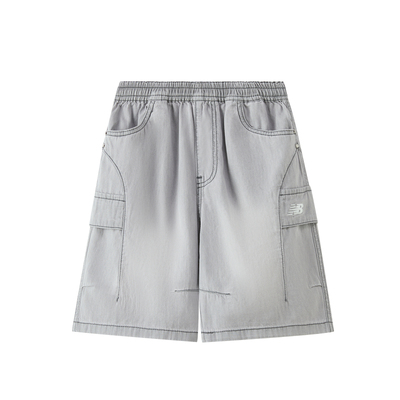 New Balance nb童装男女童26年夏季新款牛仔休闲短裤ND7VG24073