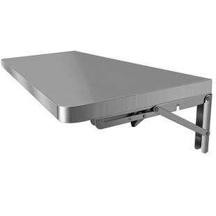 304不锈钢加厚圆角折叠上墙壁挂可定制承重货架厨房浴室专用