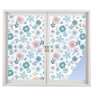 自粘加厚白色磨砂玻璃膜贴纸浴室卫生间移门防窥透光不透明防走光