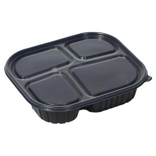 一次性餐盒四格五格外卖饭盒商用快餐盒分格餐盘食品级一次性饭盒