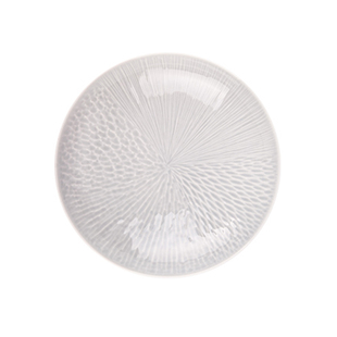 西海SAIKAI波佐见烧白山毕加索Collage 手工锤纹陶瓷餐具平盘子碗