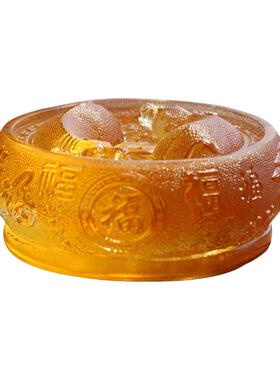 乾坤琉璃玄关聚财纳福摆放工艺品