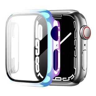 适用苹果手表iwatch11保护套S9硅胶applewatch10全包se手表带4/5代S8保护壳膜一体s7防水s6薄5表壳透明46mm