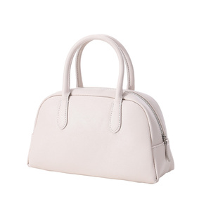 芝士商店~白色保龄球波士顿包女韩国高级感小众腋下通勤手提包包