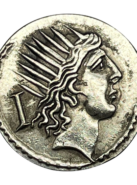 太阳神项链罗马古币饰品银币吊坠