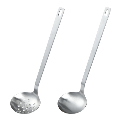 霜山不锈钢长柄火锅漏勺汤勺