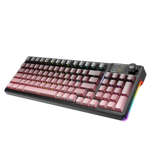 狼蛛F98prov3客制化游戏侧刻键帽机械键盘电竞vgn三模热插拔RGB