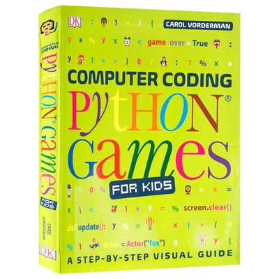 DK图解儿童编程 用Python写游戏 英文原版 Computer Coding Python Games for Kids 儿童编程语言学习系列 全彩版 英文版英语书籍