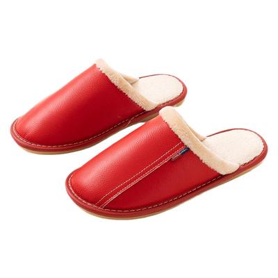 秋冬季家居室内加绒保暖棉拖鞋