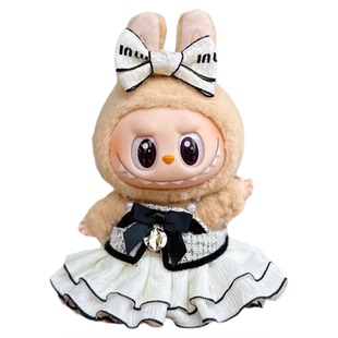 仅娃衣适用眼巴巴labubu拉布布一二三代希望3代玩偶礼服衣服着替