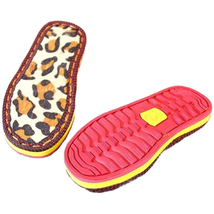 孺子牛鞋底宝宝牛筋防滑防摔耐磨底手工钩织鞋底1-3- 8岁儿童鞋底