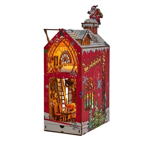 知我圣诞欢歌拼装感应书立diy手工小屋拼图模型立体书圣诞节礼物