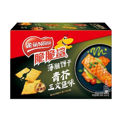 雀巢脆脆鲨三文鱼薄脆