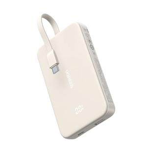 【3C认证】绿联充电宝20000毫安自带线Type-C口30W快充2万大容量移动电源便携适用苹果华为小米手机