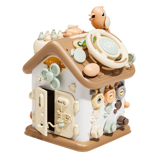 婴儿忙碌屋玩具1到2岁6一8个月以上宝宝六面体幼儿童蒙氏早教益智