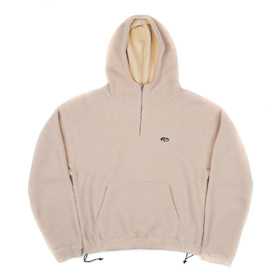 摇粒绒EGOFETCH连帽卫衣帽衫