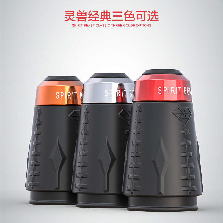 电动踏板摩托车个性倒后镜反光镜后视镜座套胶套灵兽改装饰品配件