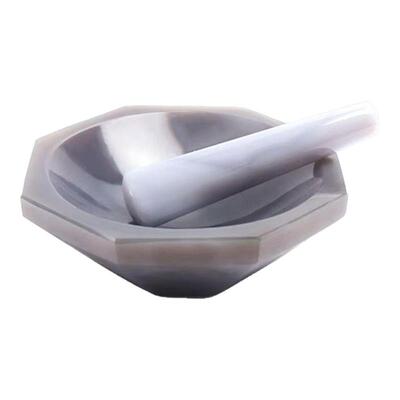 玛瑙研钵实验室研磨器耐磨乳钵