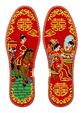 迎娶新娘鸿运玫瑰七层棉布带花边