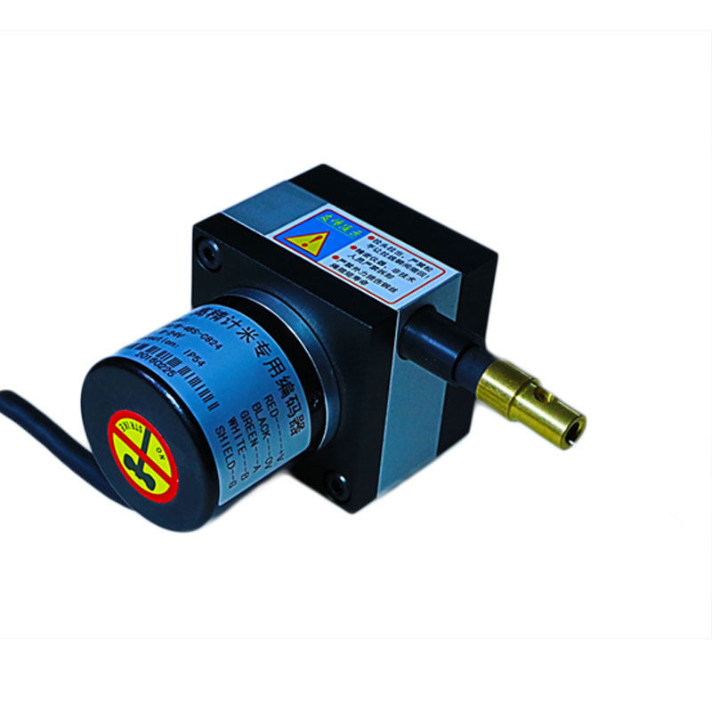 拉线编码器开度仪液压测距拉绳电子尺脉冲模拟量输出0-10V4-20ma