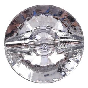 高档扣子女男毛衣外套透明白色纽扣水晶钻扣衬衣儿童大衣圆形钮扣