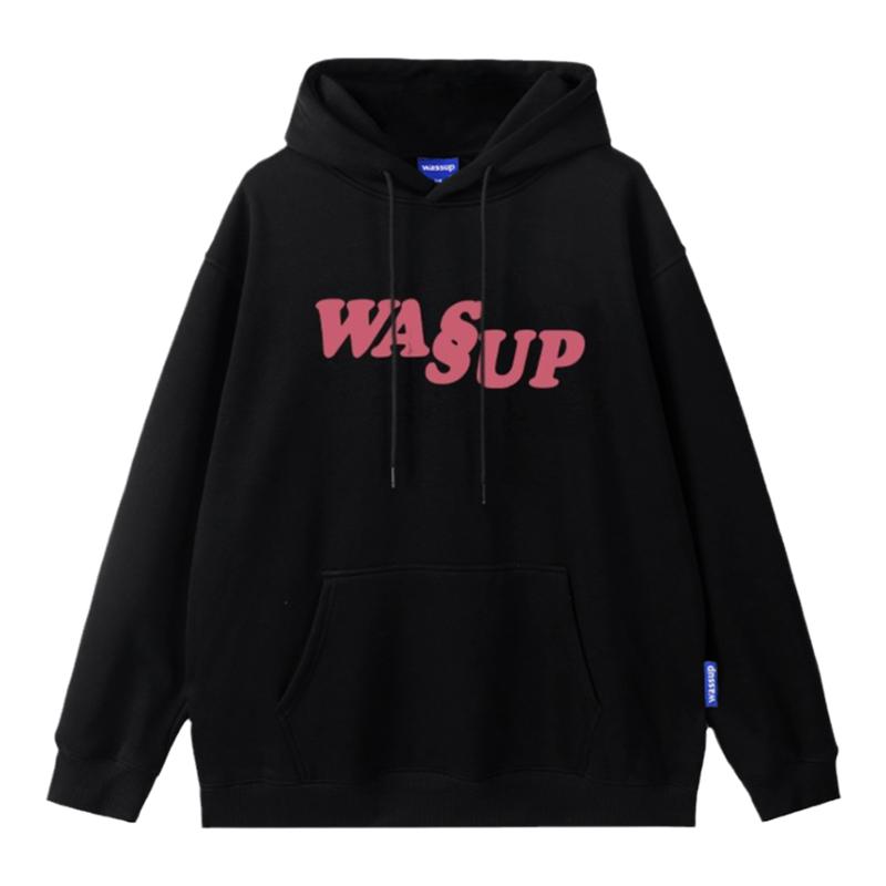 WASSUP重磅潮牌连帽卫衣外套
