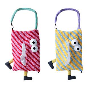 U Mi LIVING · 遇美|纸巾盒壁挂纸巾袋子车载搞怪表情创意纸巾套