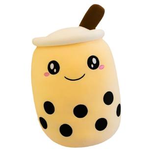 创意奶茶杯抱枕女生睡觉床上超软毛绒玩具布娃娃玩偶ins治愈系萌