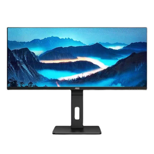 AOC Q34P2 34英寸21:9带鱼屏4K作图设计IPS电脑显示器2K办公炒股