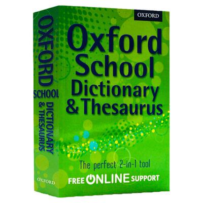 牛津小学高年级学生词典/同义词辞典Oxford School Dictionary & Thesaurus 英文原版词典 牛津英英词典 学生英语工具书