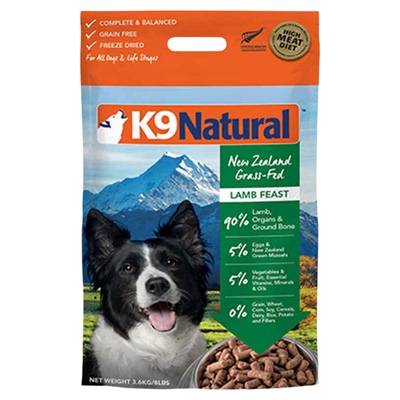 K9Natural全价犬冻干进口保税