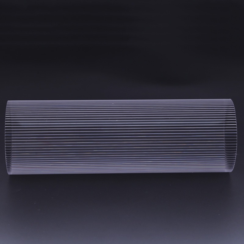 供应透明亚克力圆管 灯饰灯具有机玻璃空心管内齿条纹