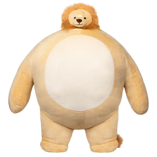 小头王国正品小头狮子玩偶公仔大肚子强壮狮子安抚抱枕毛绒玩具