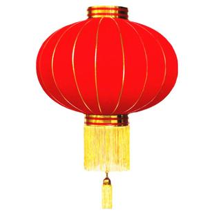 大红灯笼福字新年欢度佳节户外防水大门口铁口春节绸布广告红灯笼