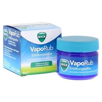 欧洲直邮德国WICK儿童感冒通鼻通气按摩膏 缓解鼻塞50g 2岁+