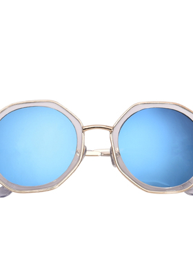 墨镜林小宅圆形复古风时尚太阳镜
