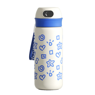 ONEDAY智能指纹锁保温杯男生女学生上学专用儿童吸管新款密码水杯