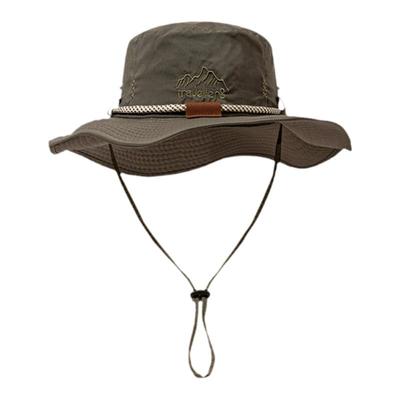 美式西部风户外防水防晒渔夫帽