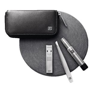 德国双立人指甲刀套装鼻毛修剪器男指甲钳指甲剪镊子高端三件套