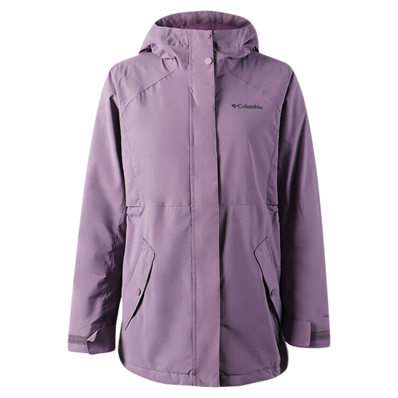 Columbia哥伦比亚户外加棉冲锋衣女款秋冬防水登山滑雪棉服XR4405