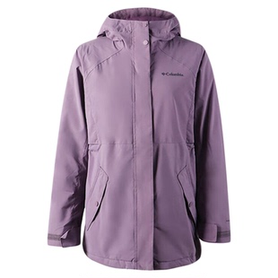Columbia哥伦比亚户外加棉冲锋衣女款秋冬防水登山滑雪棉服XR4405