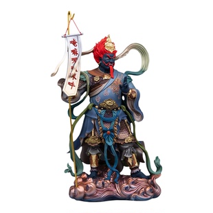 面然大士佛像汉白玉彩绘焰口焦面面燃大士鬼王菩萨普度公法会摆件