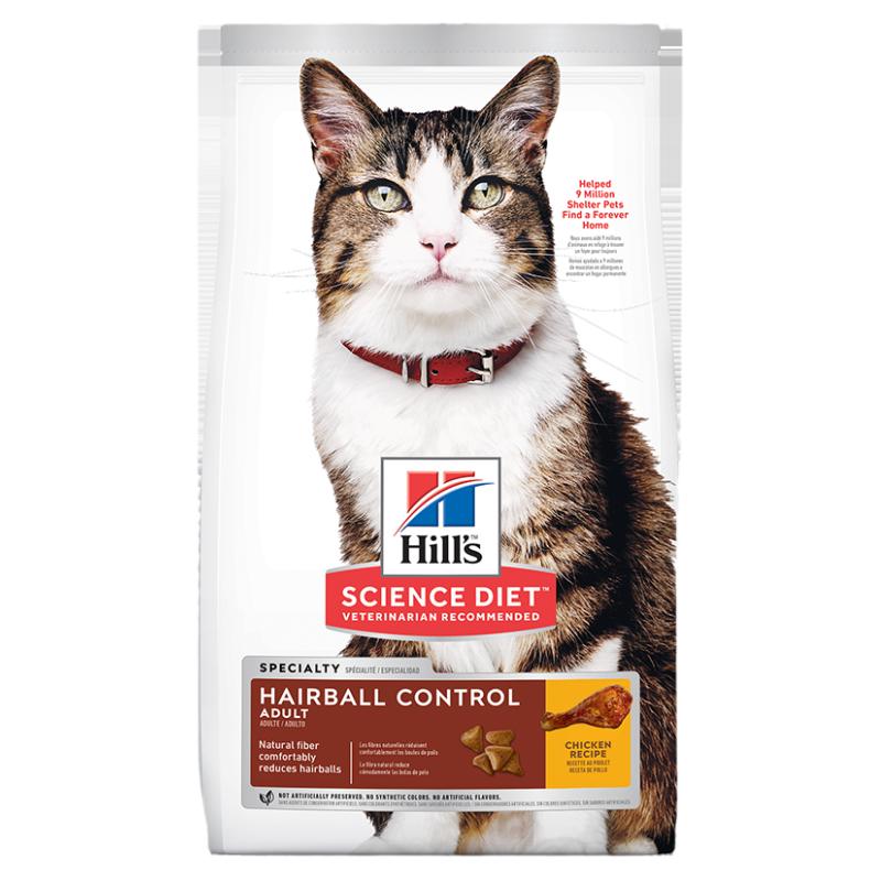 美国希尔思去毛球成猫猫粮排毛球