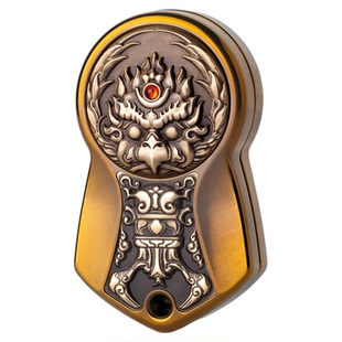 指玩屋 赤马降魔托甲迦楼罗旋转机械推牌EDC解压玩具指尖金属潮玩